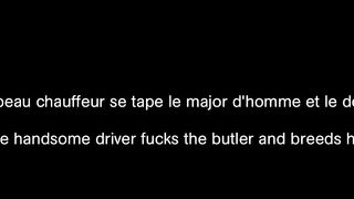The handsome driver fucks the butler & breeds him