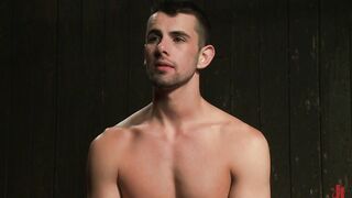 Jake Steel - beaten & thrown in an oily orgy