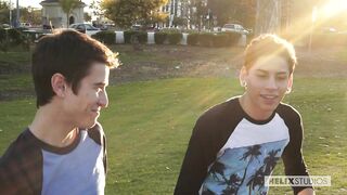 Evan Parker and Aiden Garcia