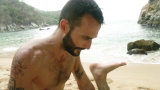 Pietro Siren Bottoms For Paulo Saint On The Beach